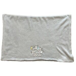 Baby Starters I love you to the Moon and Back Baby Blanket Gray Elephant